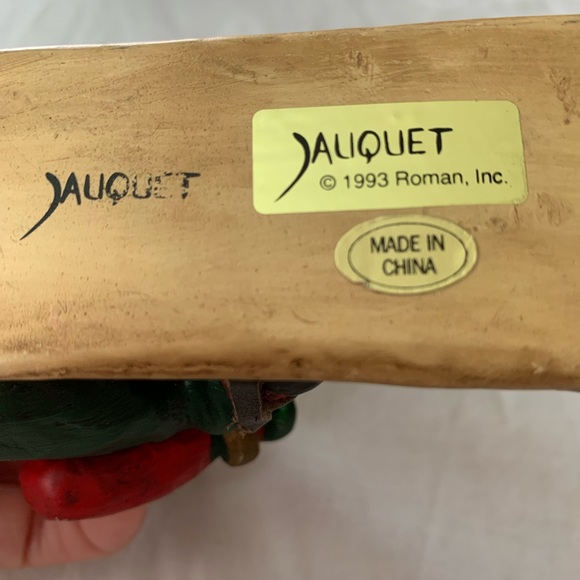 Vintage Roman - Bill Jauquet "Santa Sled" 1993 Ornament #56683 Santa riding sled - Picture 13 of 14